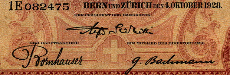 500 Franken, 1928