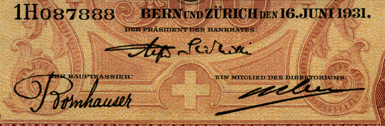 500 francs, 1931
